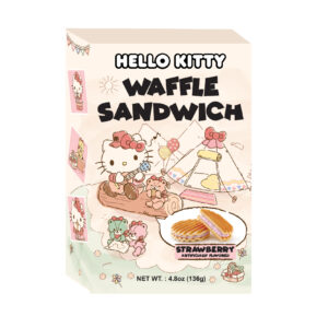 Hello Kitty Waffle Sandwich Strawberry Flavor