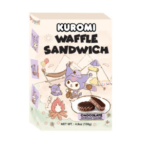 Kuromi Waffle Sandwich Chocolate Flavor