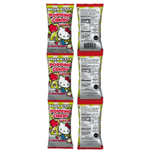 Hello Kitty Popping Candy & Lollipop Strawberry Flavor