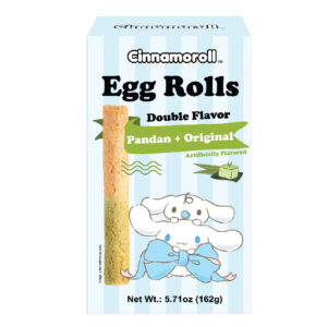 Cinnamoroll Double Flavor Egg Rolls Pandan & Original Flavor