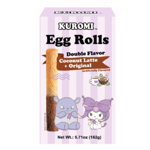 Kuromi Double Flavor Egg Rolls Coconut Latte & Original Flavor