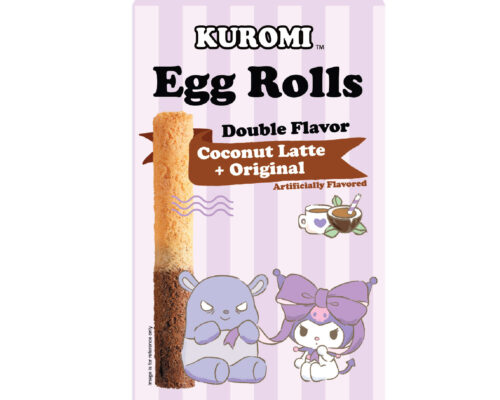 Kuromi Double Flavor Egg Rolls Coconut Latte & Original Flavor