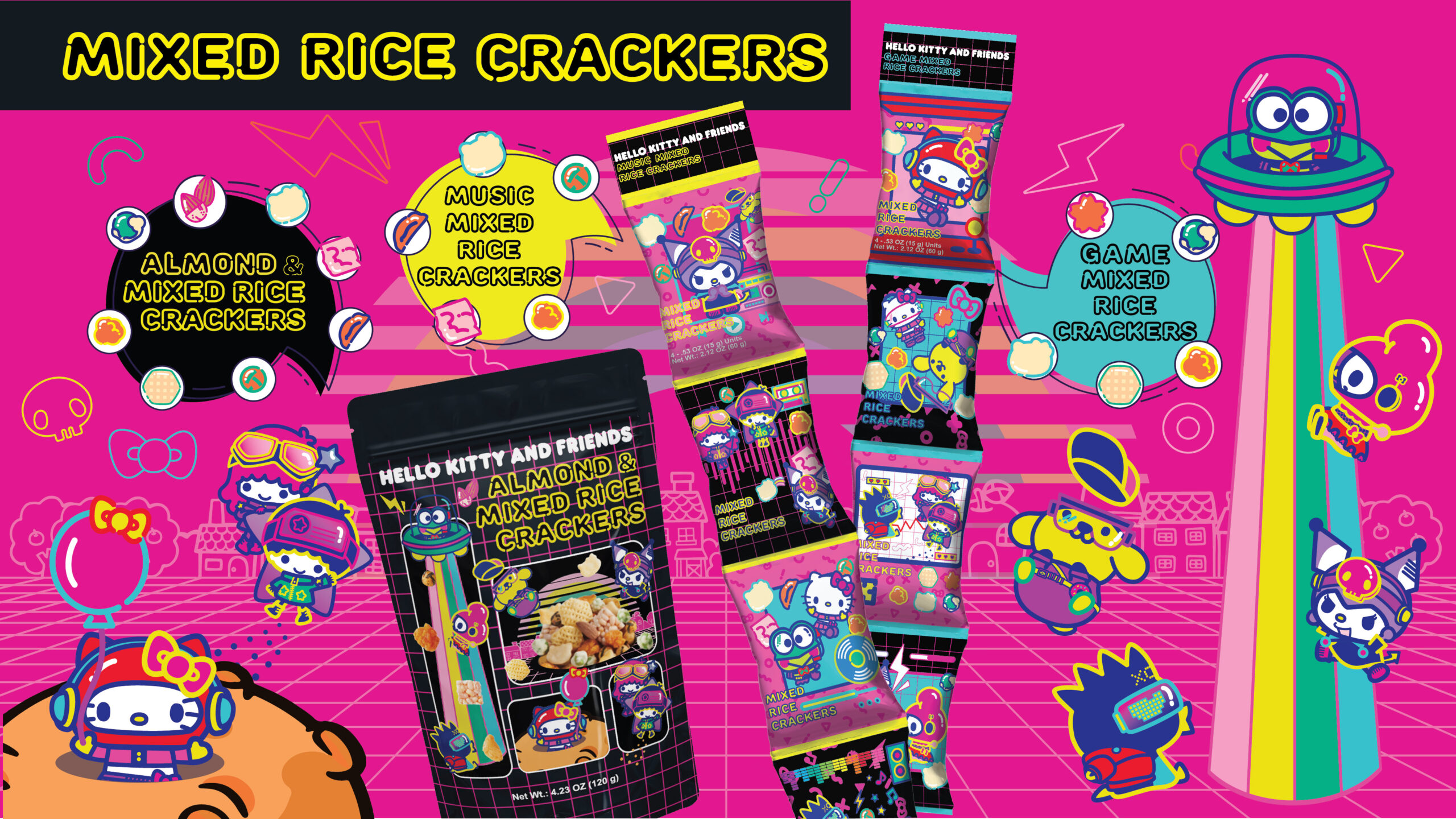 Hello Kitty and Friends Rice Cracker