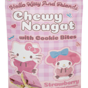 HKF Chewy Nougat with Cookie Bites Strawberry Flavor